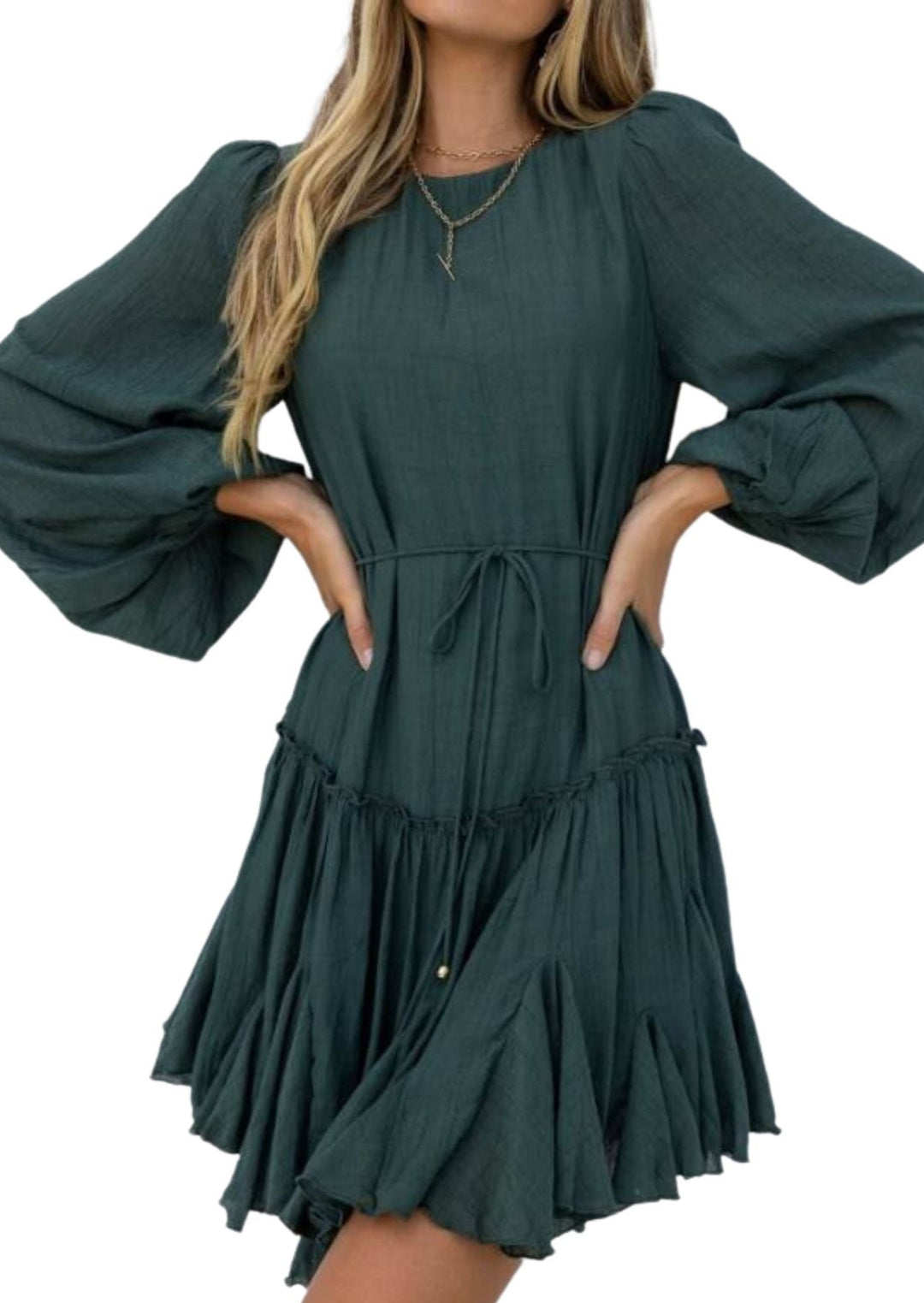 Emerald Long Sleeve Dress