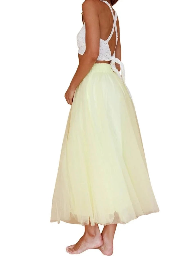 Lush Lemon Skirt Side